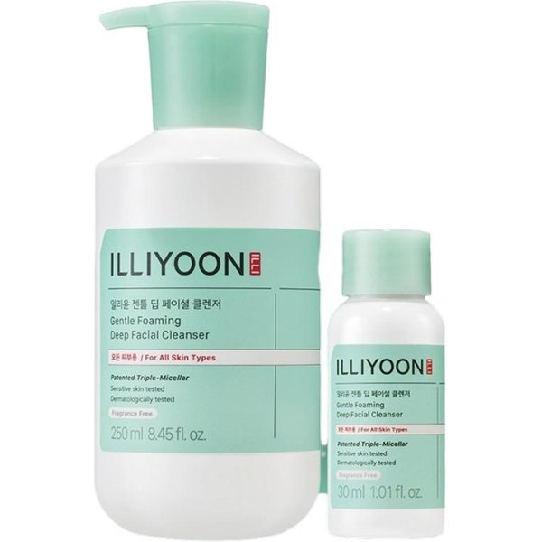 Illiyoon Limpiador Facial Profundo Suave Cuidado Purificante De Poros Set De 250Ml-image