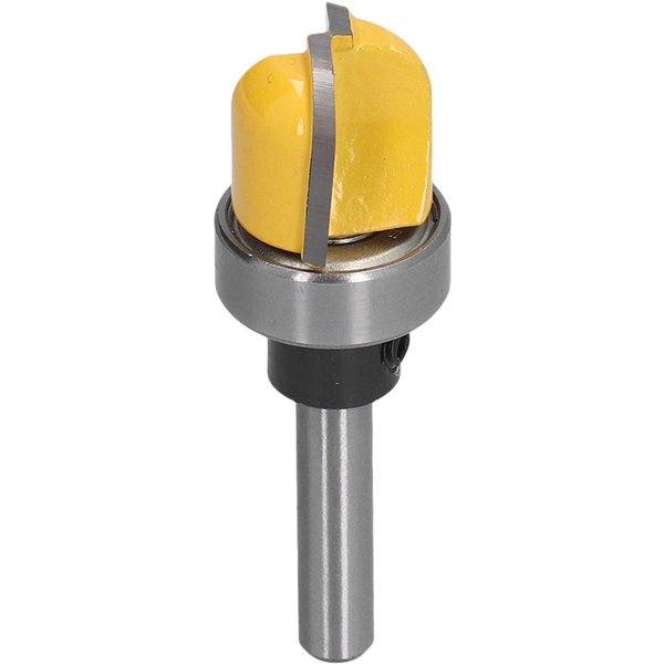 Broca De Nariz Redondo Plantilla Para Bandeja De Cuenco De Caja Central Plato Cortador Fresadora Para Tallado Con Rodamiento VáStago De 1/4 Pulg 1/2 Pulg-image
