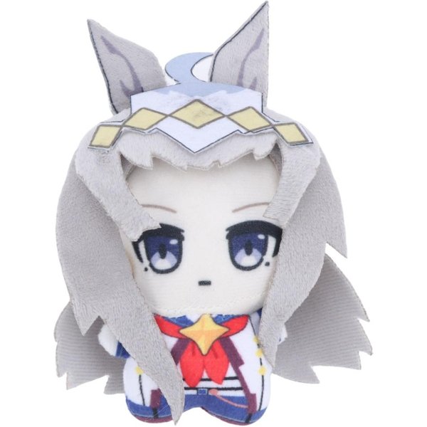 Uma Musume Pretty Derby Maskotka Oguri Cap MięKka Pluszowa Zabawka ZwierząTko Anime Dziewczyna WyśCigowa Urocza Kolekcjonerski Prezent Dla Dzieci FanóW 10Cm BiałY-image