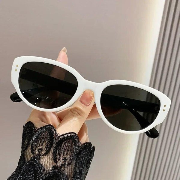 Gafas De Sol De Lujo Para Mujer, Gafas De Sol Estilo Ojo De Gato Unisex, Gafas De Sol De Moda Vintage De Viaje UV400, Gafas De Sol Con ProduccióN De Ojos, Gafas As Picture-image