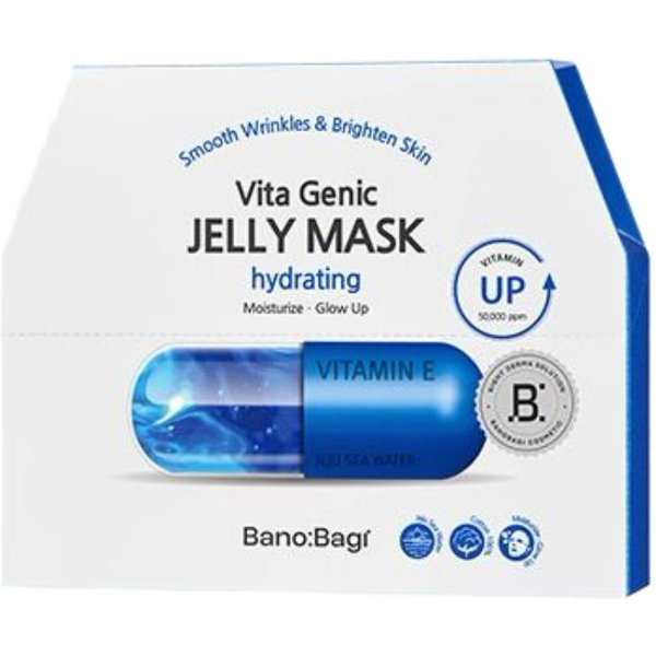 Banobagi Vita Genic Mascarilla De Gel Hidratante Humectante OxíGeno 30G X 10 Hojas White-image