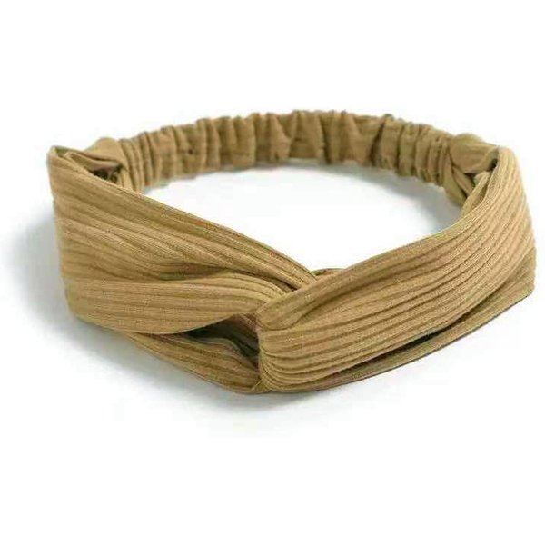 Nowe Damskie MięKkie Opaski Do WłOsóW W Stylu Boho Jednolite Z Nadrukiem Vintage WęZeł KrzyżOwy Elastyczne Opaski Turban Bandany Opaski Do WłOsóW Dla DziewcząT Akcesoria Do WłOsóW-image