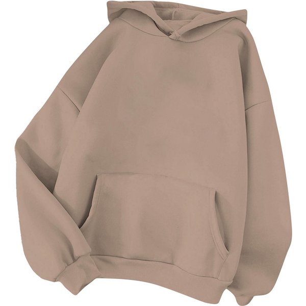 Damska Modna Sportowa Bluza Z Kapturem, LuźNa, Ocieplana, CiepłA I Swobodna S Khaki-image