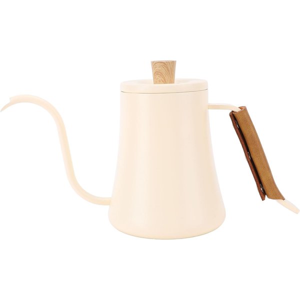 Hervidor De Cuello De Cisne 600Ml Hervidor Para Café Pour Over Tetera Acero Inoxidable 304 Cafetera De Goteo Manual Para L-image