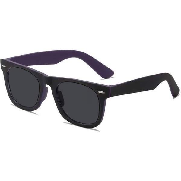 Nuevas Gafas Para Presbicia Con ProteccióN UV Estilo Remache Unisex Moda Montura Cuadrada Exterior Gafas De Sol Para Leer UV400 DioptríA 0 A +4.0 +3 Black-image