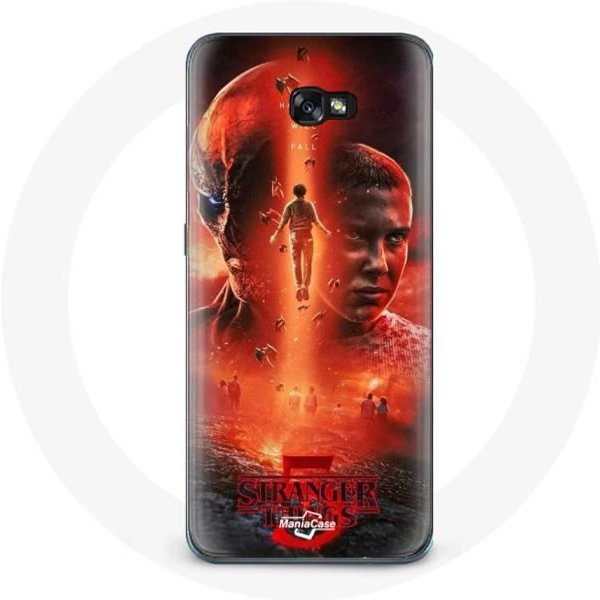 Funda - Maniacase - Samsung Galaxy A5 2017 - Flexible - Negro - Stranger Things Temporada 5-image