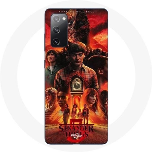 Funda - Maniacase - Samsung Galaxy S20 FE - Negro - Flexible - Stranger Things Temporada 5-image