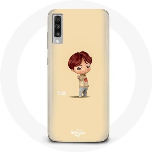 Funda Para Samsung Galaxy A70 BTS Tinytan AnimacióN Suga-image