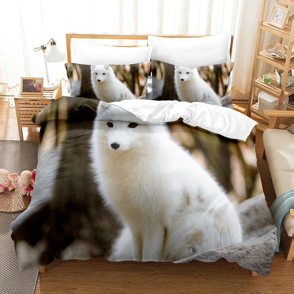 3Danimal Zestawy PośCieli Zestaw Poszwy Na KołDrę Z Poszewką Na Poduszkę Twin Full Queen King Odzież ŁóżKowa PośCiel EU Single(135X200Cm) Black-image