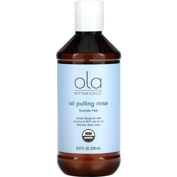 Dr. Mercola, Oil Pulling Rinse, Fluoride Free, 240 Ml (8.12 Fl Oz) White-image