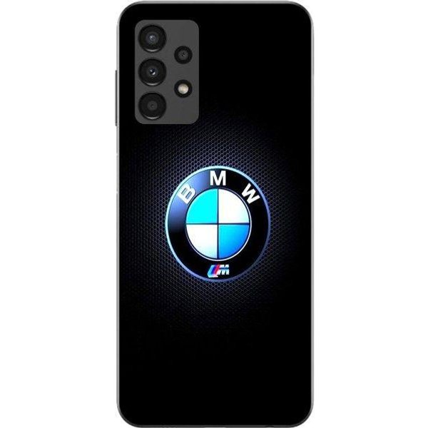 Etui Maniacase Na Samsung Galaxy A13 4G Logo Bmw M śWiecąCe Karbon Czarny-image