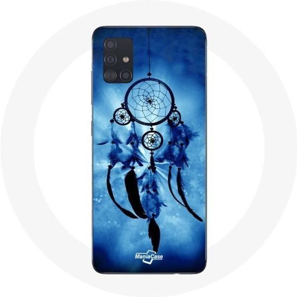 Funda - Maniacase - Samsung Galaxy A51 - AtrapasueñOs - Flexible - ProteccióN SintéTica Azul-image
