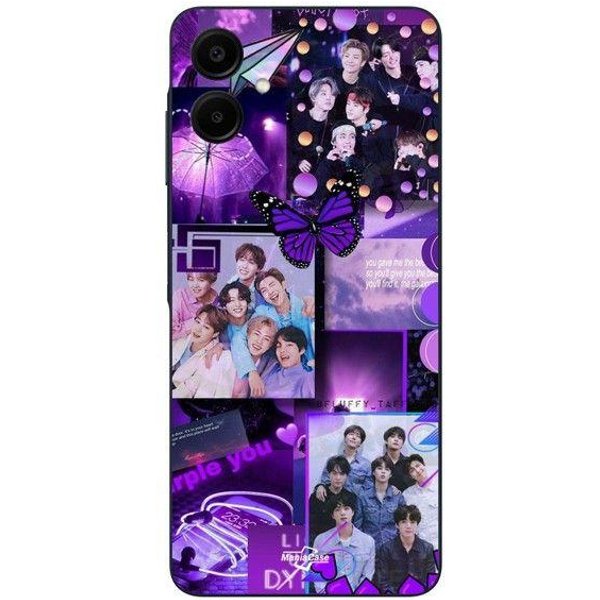 Coque Pour Samsung Galaxy A06 BTS Concept Violet Maniacase Negro-image