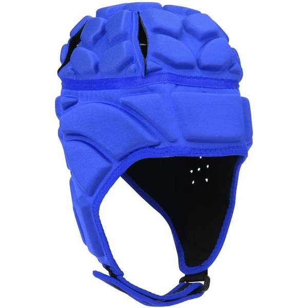 Casco Deportivo De FúTbol Americano BéIsbol Profesional Rugby Portero Sombrero De Rodillo Protector De Cabeza Azul L-image