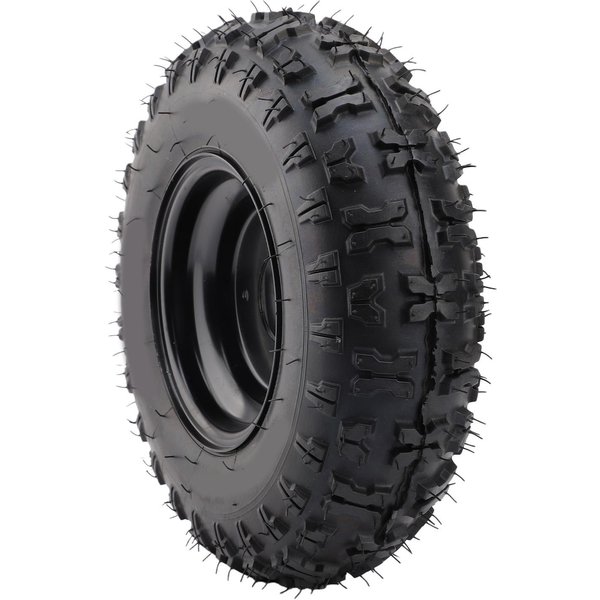 NeumáTico 13X5 6 13X5.00 6 De 4 Capas Sin CáMara Con 3 Tornillos NeumáTico De Goma De 6 Pulgadas Con Llanta Para ATV Quad Todoterreno Go Kart Carrito De Golf Mini-image