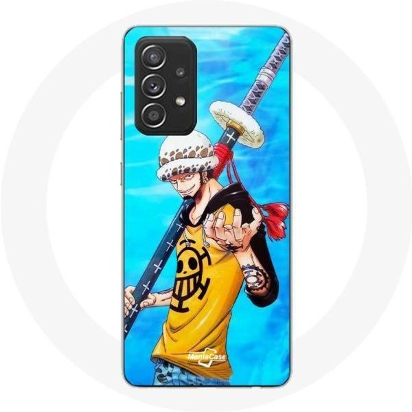 Funda Para Samsung Galaxy A52 One Piece Manga Trafalgar Law Espada-image