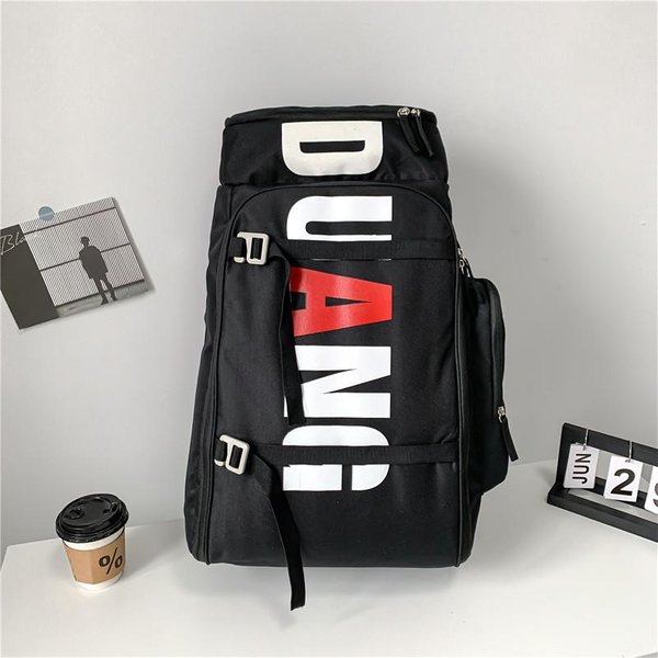 Mochila Bolso De Hombro Para Hombre SeparacióN HúMedo Y Seco Bolsa De Viaje Super Capacidad Bolsa Deportiva De Fitness Bolsa De Esquí De MontañA Para Mujer-image