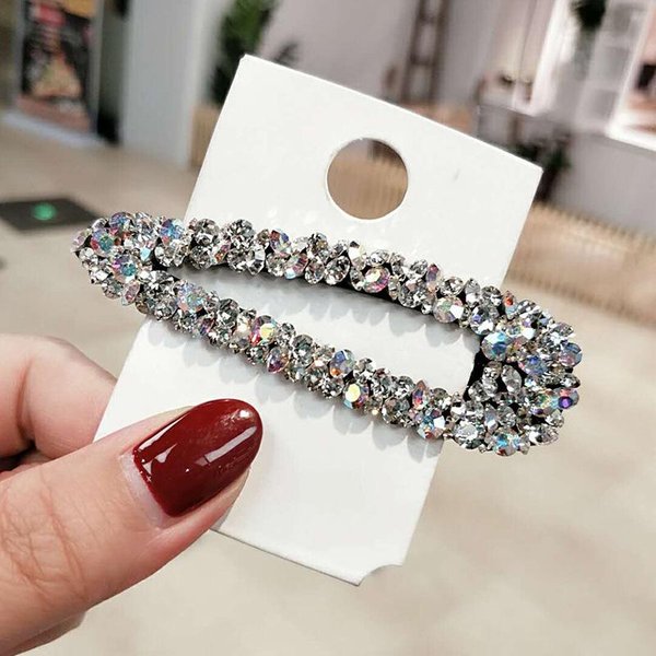 Pinza Para El Pelo Hueca Con Forma De Diamante Brillante De Colores, Accesorios Para El Cabello Para Mujer, Horquilla Para El Pelo, Tocado-image