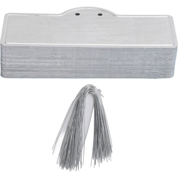 Aluminiowe Etykiety Do RośLin Wodoodporne Ogrodnicze Etykiety Do RośLin Ogrodniczych Do KwiatóW Krajobrazowych White-image
