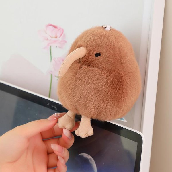 11.5/20Cm Lindo Realista Kiwi Juguete Suave PáJaro Peluche Almohada PáJaro Artificial MuñEco De Peluche Colgante Sofá Cama CojíN Regalos Para NiñOs-image