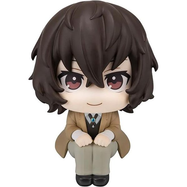 GorąCa 10Cm Figurka Anime Bungou Stray Dogs Look Up Nakajima Atsushi Figurka Akcji Wersja Q Figurka Dazai Osamu PVC Kolekcjonerska Urocza Zabawka W145477WW--image