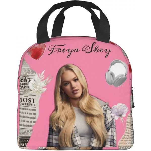 Bolsa De Almuerzo TéRmica Aislada Freya Skye Singer Tour 2026 Contenedor De Comida Refrigerador TéRmico PortáTil Fiambrera Para Escuela Oficina Option 1-image