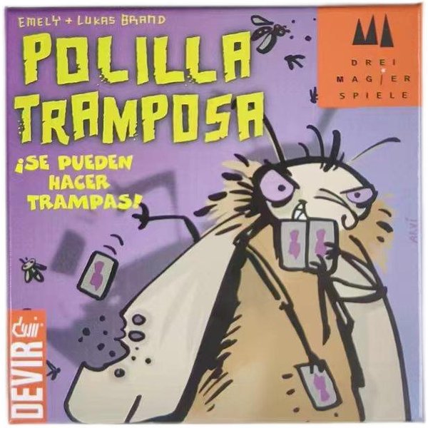 AlemáN Polilla Tramposa Cartas TemáTicas Cucaracha Polilla Tramposa Fiesta De Adultos NiñOs DiversióN Juegos Interactivos Tramposos DiversióN Juguetes Perfectos-image