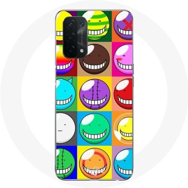 Funda Maniacase Para Para Oppo A74 5G Koro Sensei Assassination Classroom Anime Y Manga Negro-image