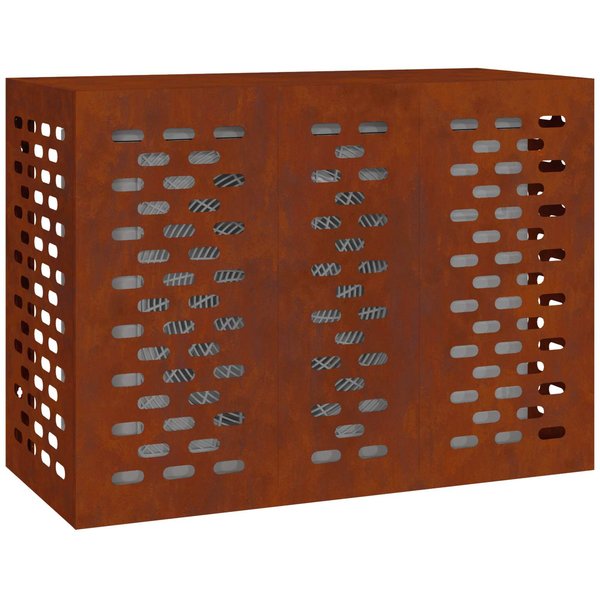 Funda RúStica Para Aire Acondicionado 110 X 50 X 80 Cm Acero Resistente A La Intemperie-image
