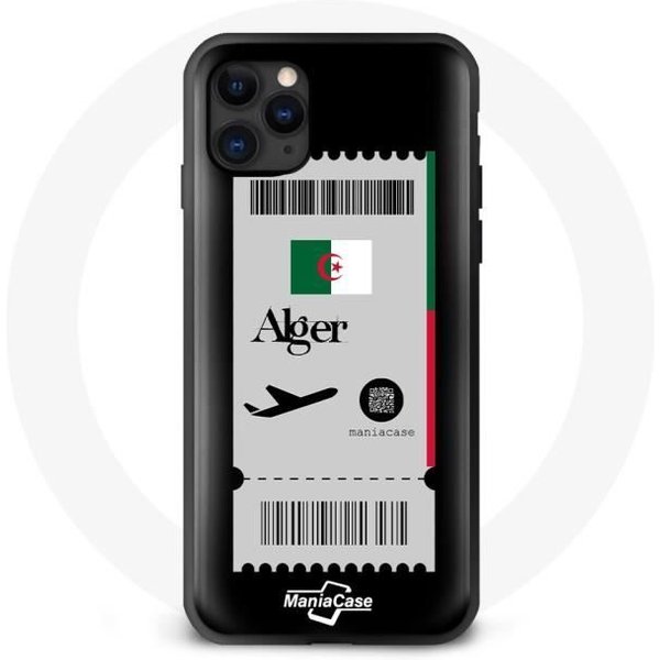 Funda Iphone 12 Pro - Billete De AvióN - Negro - Flexible - DiseñO ÚNico - Mixta-image