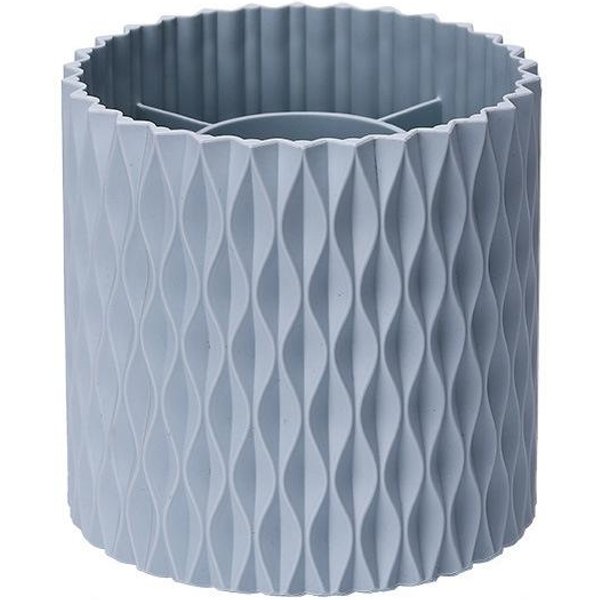 Soporte Giratorio Para Taza De Brochas De Maquillaje, Organizador De Caja De Almacenamiento, Escritorio Multifuncional, LáPiz De Cejas, Organizador De Brochas De Maquillaje Azul-image