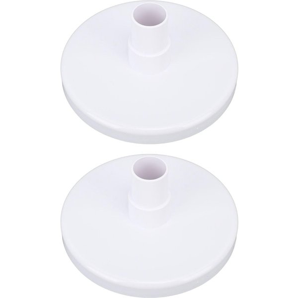2 Piezas Placa De VacíO Para Piscina Compatible Con Pentair 513330 Para Hayward SP1091WM Ancho Inferior De 6.3 Pulgadas DiáMetro De ConexióN De 1.2 Pulgadas-image