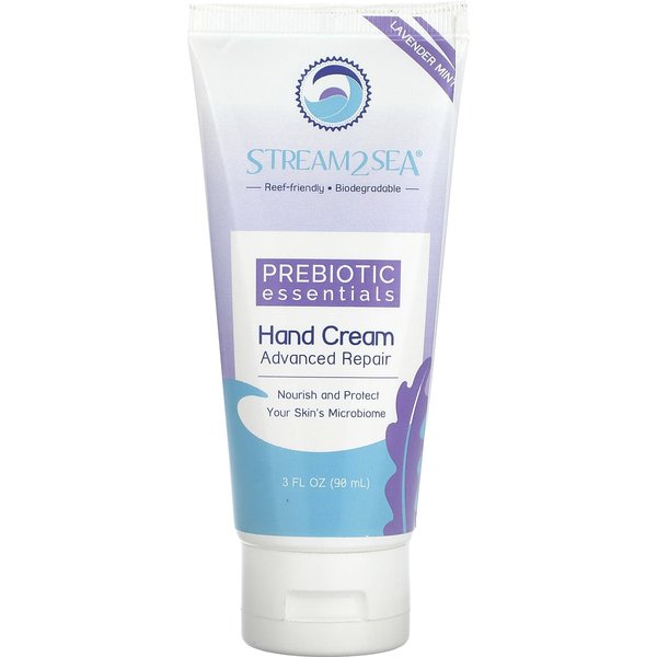 Stream2Sea, Prebiotic Essentials, Advanced Repair Hand Cream, Lavender Mint, 3 Fl Oz (90 Ml) White-image