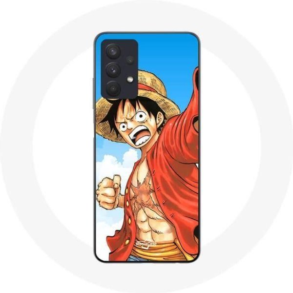 Coque Maniacase Pour Samsung Galaxy A32 4G Monkey D Luffy One Piece Film-image