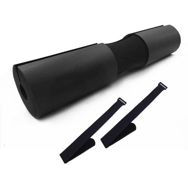 1 Pieza Almohadilla Para Sentadillas Soporte Para Barra De Pesas Esponja De Espuma Almohadilla Para Barra Para Sentadillas Zancadas Empujes De Cadera Cushion Protector Para Cuello Hombros Negro-image
