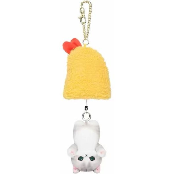 Nowe Pluszowe Zabawki Mofusand Kot Rekin Krewetka W Panierce Kawaii MałY Kot Rekin Wysuwany Pluszowy Wisiorek Wypchany Kot Sakura Zawieszka Do Torby-image