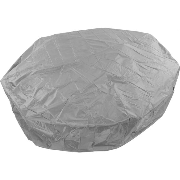 Fundas Antipolvo Para Muebles De Exterior, Funda Redonda Para BañEra De Hidromasaje De 190 Cm, De TafetáN De PoliéSter Plateado, Impermeable. 190X30Cm Gray-image