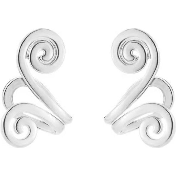 Pendiente De Clip Tatuaje De Moda Para Mujer Sin PerforacióN CartíLago Ear Cuff Vintage JoyeríA Para NiñAs Regalos Plata-image