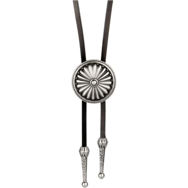 Naszyjnik Bolo Tie Western Bolo Tie Vintage OkrąGłY Bolo Tie Kowbojski Krawat Kowbojski SkóRzany Krawat ŁAńCuszek Do Swetra SkóRzane Bolo-image