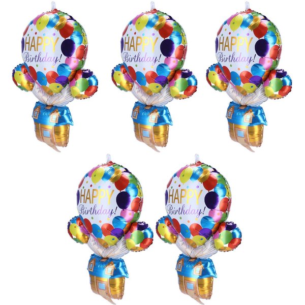 Balon Urodzinowy Dekoracja TłA Na Imprezę Balony Z Folii Aluminiowej Rekwizyty Do Zdjęć Blue-image