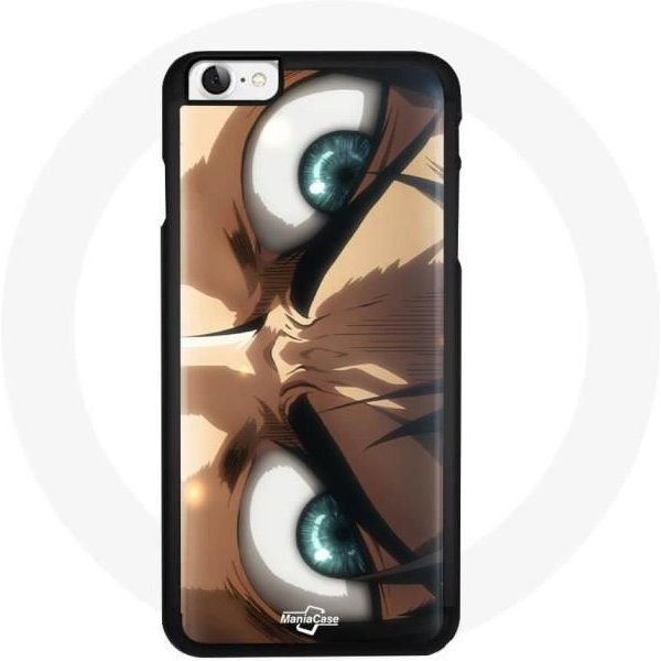 Funda - Maniacase - Iphone 6 - Negro - Ataque De Los Titanes - Flexible Negro-image