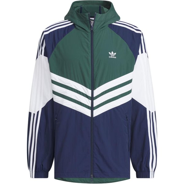 Chaqueta Cortavientos Adidas Originals ADC Para Hombre Blanco Verde XL Gray-image