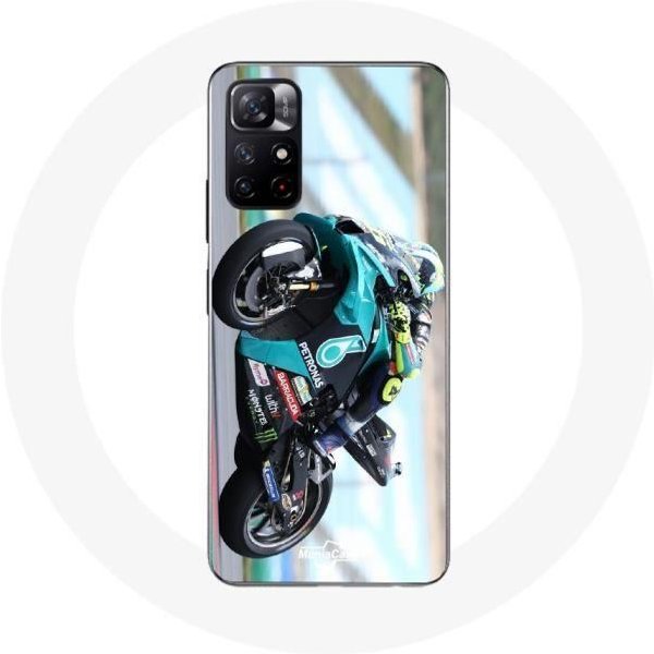 Funda - Maniacase - Xiaomi Redmi Note 11S 5G - Valentino Rossi - Flexible - Blanca-image