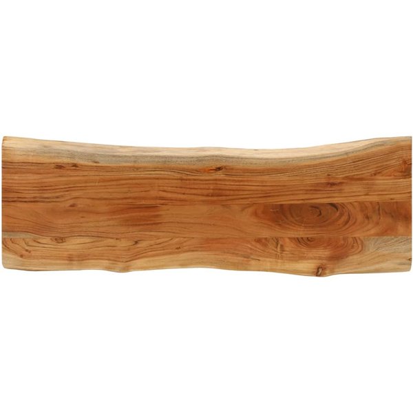 Vidaxl Blat Do StołU, 140X40X3,8Cm, Drewno Akacjowe, Naturalna KrawęDź-image