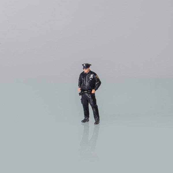 Kicarmod 1/64 Seria Policji Nowojorskiej Nypd ŻYwiczna Miniaturowa Scena Figurka Model Do Kolekcji Dioramy SamochodzikóW Diecast 1/64 Prezent-image