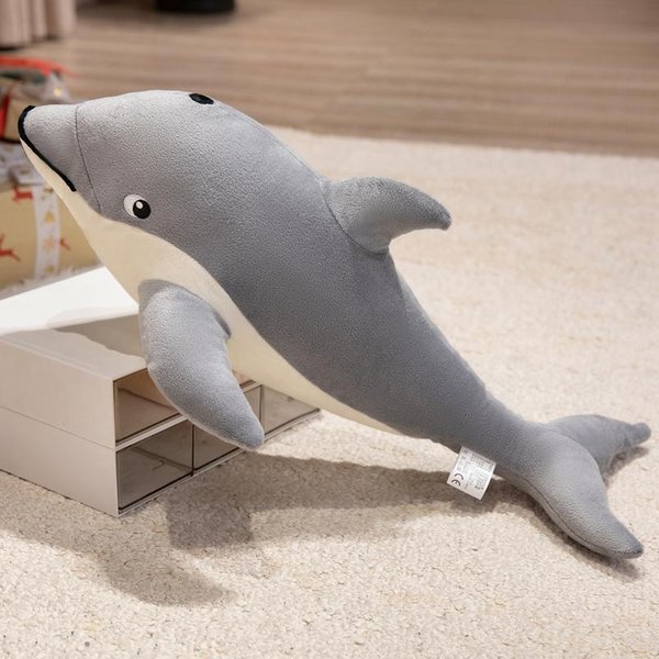 100 Cm DużE MięKkie Symulacja Uroczy Delfin Pluszowe Zabawki Kawaii Wypchane Dzieci Dzieci ChłOpcy Dziewczynki Urocza Poduszka ZwierząTko Na Prezent Urodzinowy 100Cm-image
