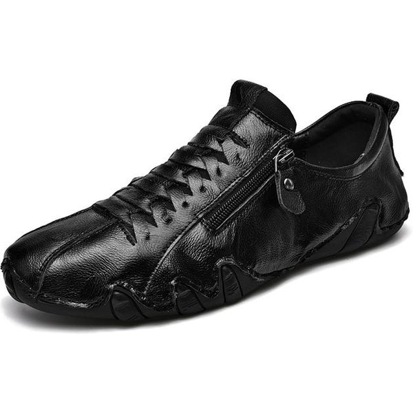 Buty SkóRzane MęSkie Mokasyny OśMiornica Casualowe Buty SkóRzane Buty Z MięKką Podeszwą MęSkie PłAskie Buty Komfort Do Chodzenia Buty MęSkie 38-image