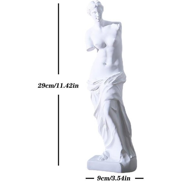 Estilo NóRdico Arte Estatua De Venus Con Brazo Roto ArtesaníA De Resina Escultura De Boceto Estudio Oficina DecoracióN Del Hogar 11 Pulgadas-image