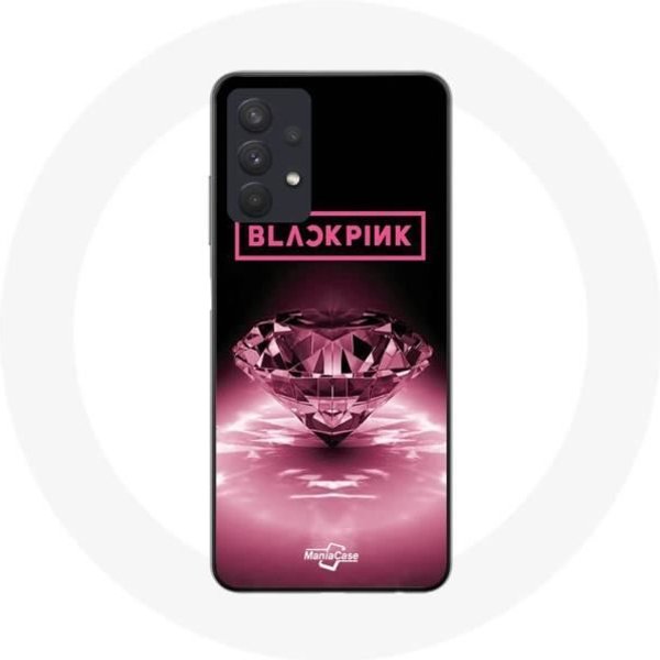 Funda Maniacase Para Samsung A32 4G Blackpink Diamond En Negro Y Rosa-image