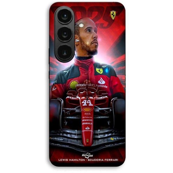 Etui Dla Samsung Galaxy S26 Lewis Hamilton Ferrari Oficjalne Maniacase Czarny-image